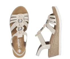 Rieker sandaalit - Beige 619B2-60