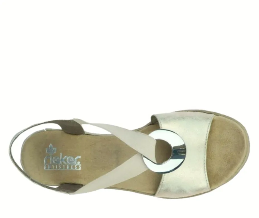 Rieker sandaalit - beige 624H6-60