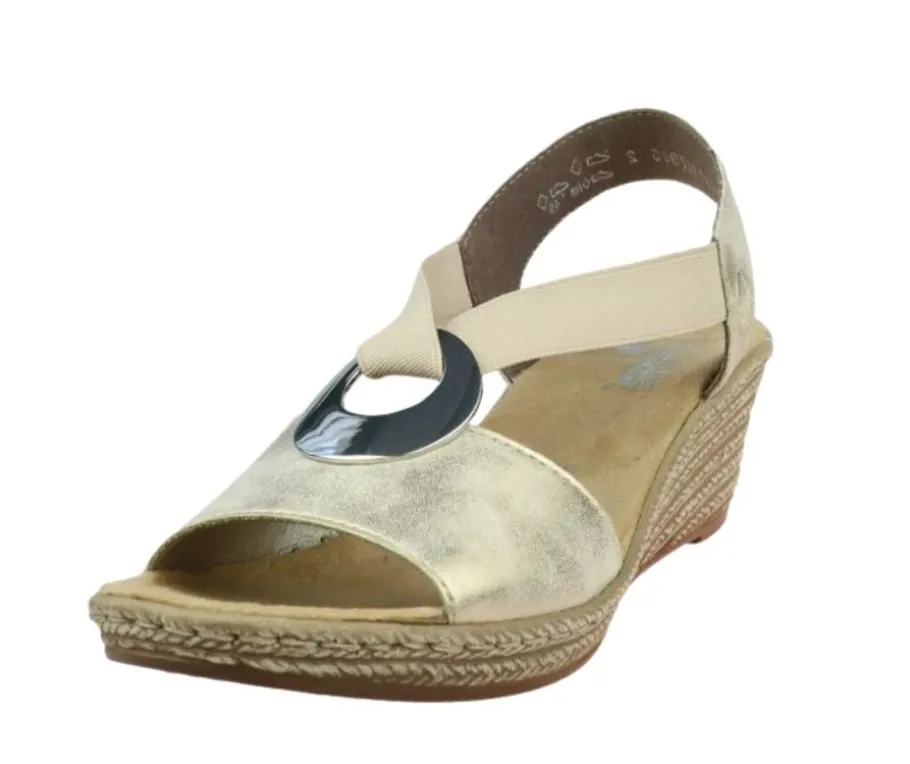 Rieker sandaalit - beige 624H6-60