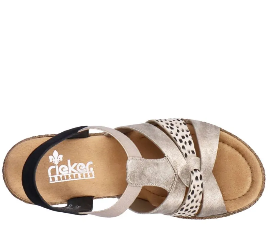 Rieker sandaalit - Beige 66K3-60