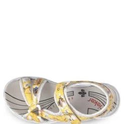 Rieker sandaalit - Keltainen kukkakuosi 66979-91