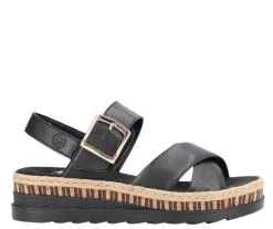Rieker sandaalit - Musta V7951-00
