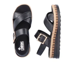 Rieker sandaalit - Musta V7951-00