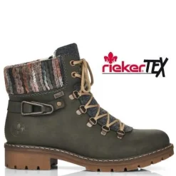 Rieker talvinilkkurit - RiekerTex Vihreä Y9131-54