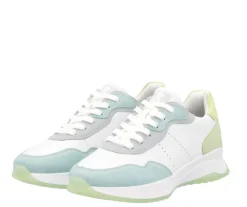 Rieker tennarit - Valkoinen kombi W1308-81