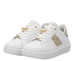 Rieker tennarit - Valkoinen kombi W1202-82