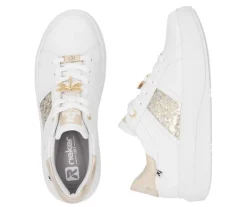 Rieker tennarit - Valkoinen kombi W1202-82