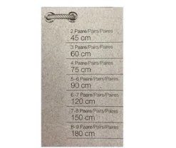 Ringpoint kengännauhat - Ruskea Pyöreä Paksu