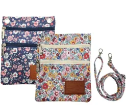Robin Ruth passport bag - Floral Finland