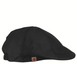 Salon flat cap - Black Bambu