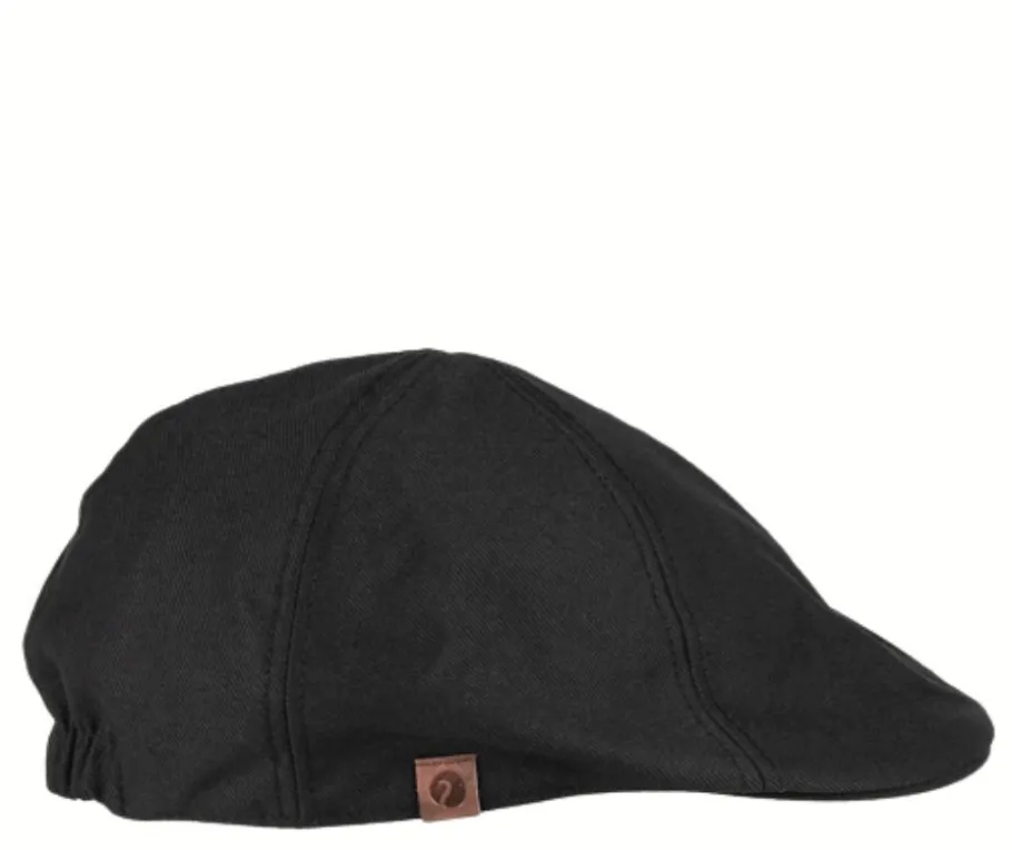 Salon flat cap - Black Bambu