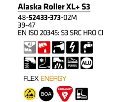 Sievi turvakengät - Alaska Roller XL+ S3