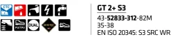 Sievi turvakengät - GT 2+ S3 / GT 2 XL+ S3