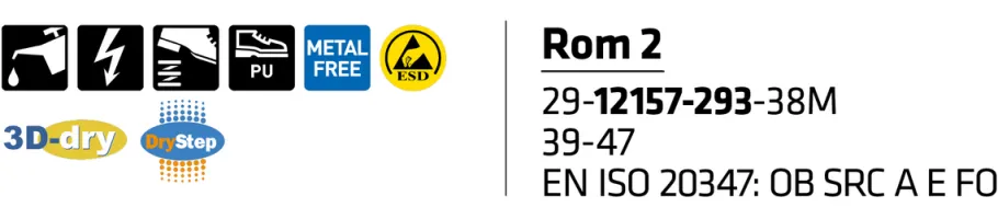 Sievi työkengät - Rom 2