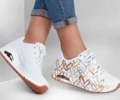 Skechers UNO - James Goldcrown Metallic Love 155523WTGD