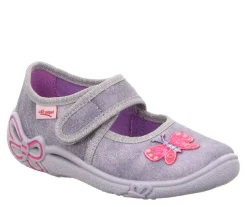 Superfit kangaskengät - Belinda Hellgrau/Pink 0-800288-0600