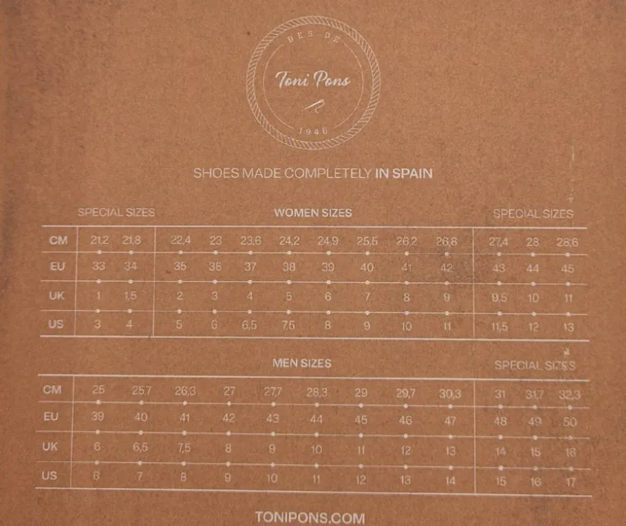 Toni Pons pistokkaat - Albons Ecru